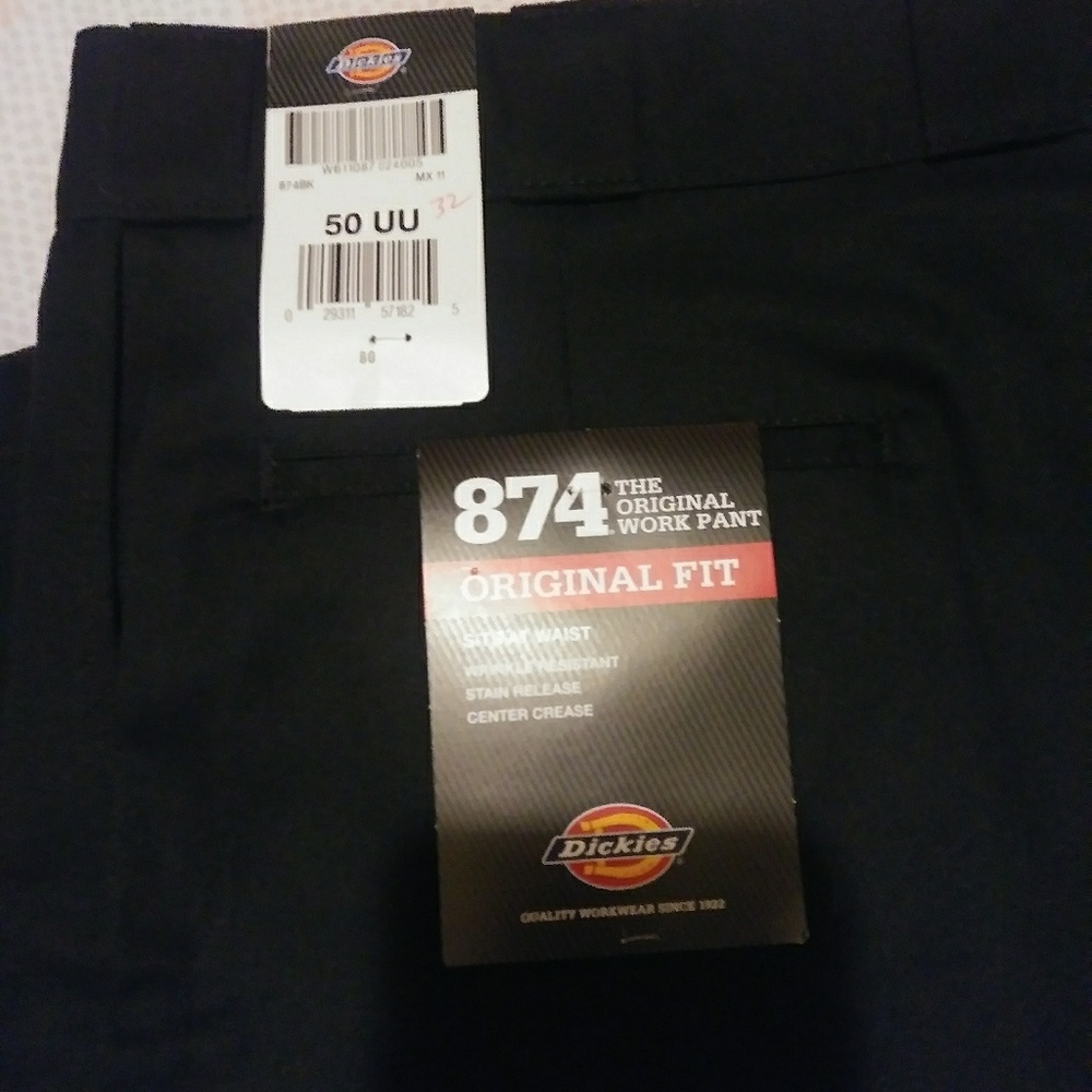 Dickies Mens Original Fit Work Pants 874